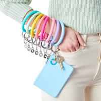 Silicone Big O® Key Ring - Pistachio (Mint Green)