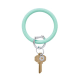 Silicone Big O® Key Ring - Pistachio (Mint Green)