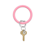 Pastel Pink Silicone Key Ring
