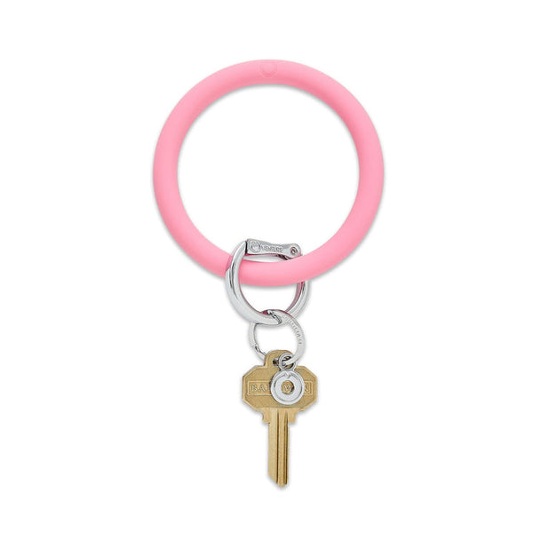 Pastel Pink Silicone Key Ring