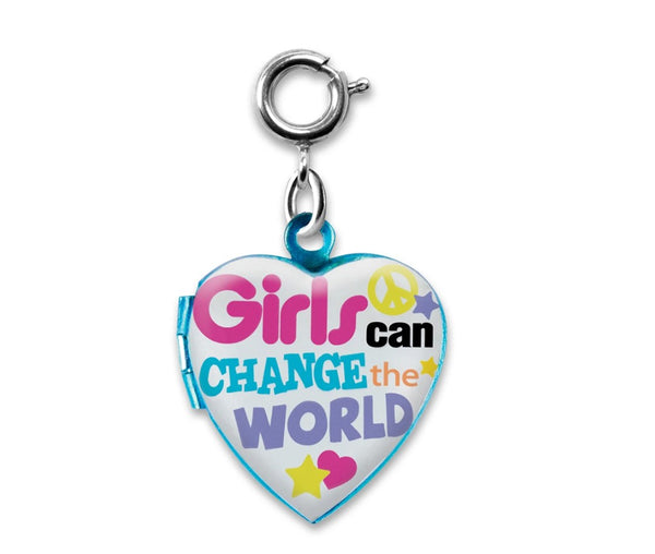 Girls Can Change The World Charm
