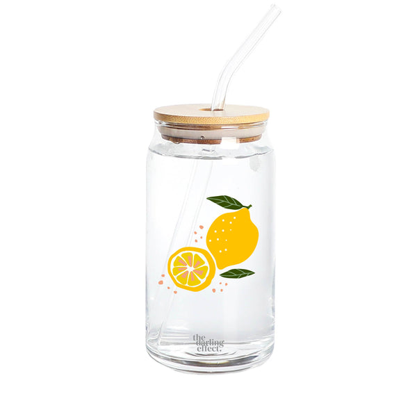 Citrus Lemon Glass Drinkware