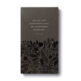 We Do Not Remember Days List Pad