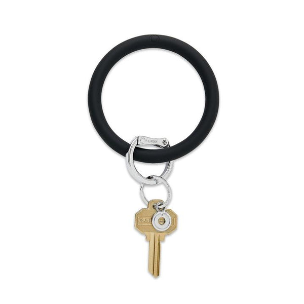 Back in Black Silicone Key Ring