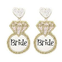 Bride Diamond Ring Earrings