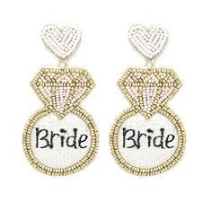 Bride Diamond Ring Earrings