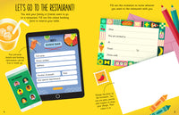At The Restaurant Activity Book