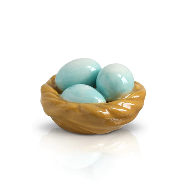 Nora Fleming Robin’s Egg Blue Mini (nest)