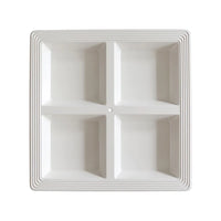 Nora Fleming Pinstripes Melamine Square Sectional Server