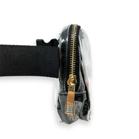 Midnight Black Clear Belt Bag