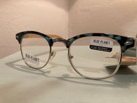 Blue Planet Blue Tortoise Shell Glasses