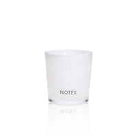 NOTES Refillable Glass Candle