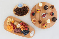Maple Lazy Susan Pinstripes