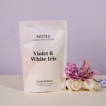 NOTES Sustainable Candle Refill Kit Oatmilk & Balsam Berry