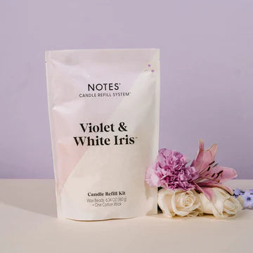 NOTES Violet & White Iris
