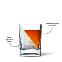 Ice Wedge Whiskey Glass