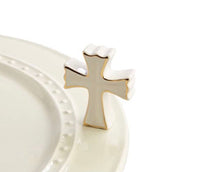 Nora Fleming Cross Mini (white cross)