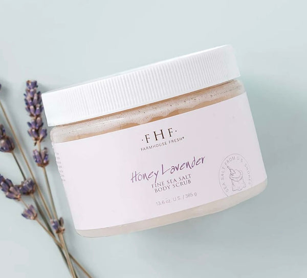 FarmHouse Fresh Honey Lavender Fine Sea Salt Body Scrub