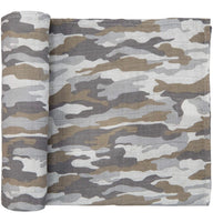 Camouflage Muslin Swaddle Blanket