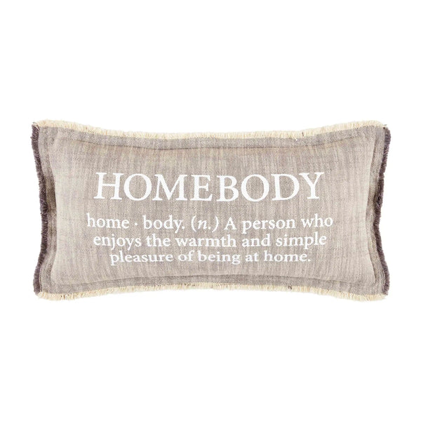 Homebody Definition Throw Pillow