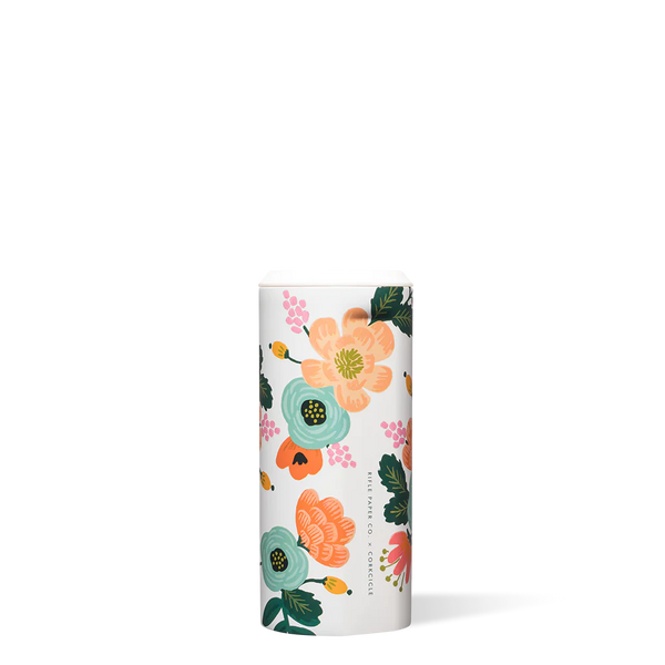 Gloss Cream Lively Floral Slim Can Cooler Rifle Paper