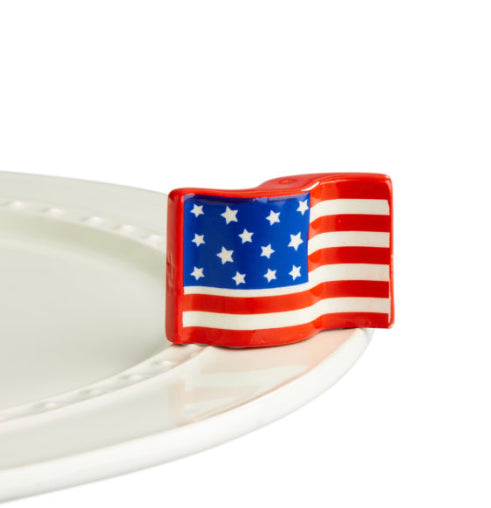 Nora Fleming Stars & Stripes Forever Mini (American Flag)