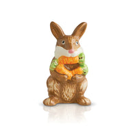 Nora Fleming Funny Bunny Mini (bunny with carrots)