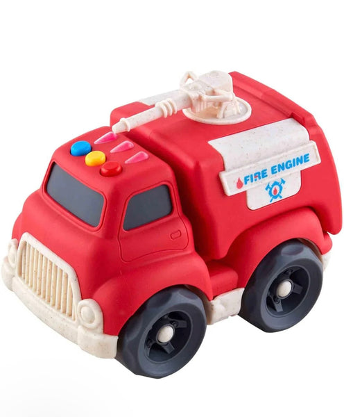 Fire Truck Wheat Straw Rescue Vehicle Toy