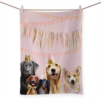 Best Friend Party Pups Tea Towels