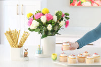 Nora Fleming Tiptoe Through Em' Mini (yellow tulip)