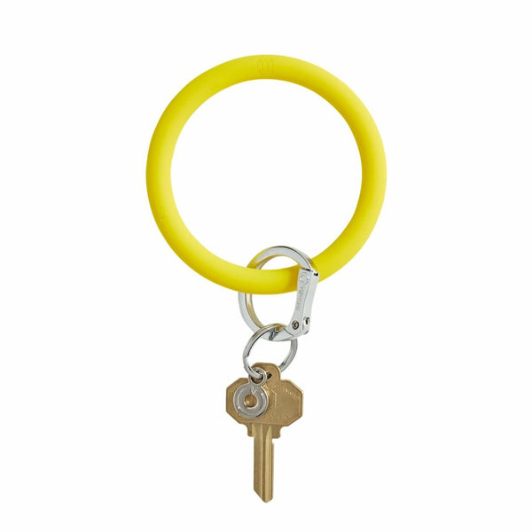Yellow Silicone Key Ring